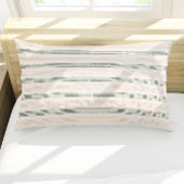 Perzik Sage Moderne Minimalistische Streep Boho Kussensloop