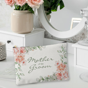 Perzik Sinaasappel Koraal Bloemen Moeder van de br Etui