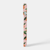 Perzik Sinaasappelsap Patroon iPhone 15 Case (Linkerkant)