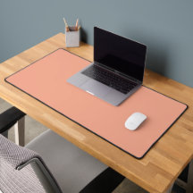 Perzik Solid Color Desk Mat