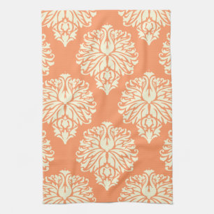 Perzik Southern Cottage Damast Theedoek