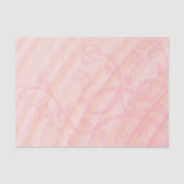 Perzik spiralen, wijnstokken en bloemen tissuepapier (Voorkant)