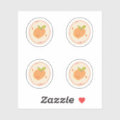 Perzik Sticker Sheet (Vel)