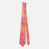 Perzik Stormwolk Effect Tie – Val op door stijl Stropdas (Voorkant)