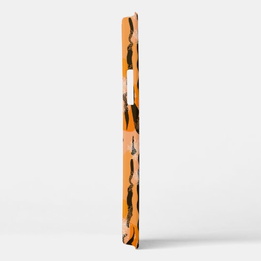 Perzik tijger streep patroon Case-Mate iPhone case (Achterkant / Rechts)