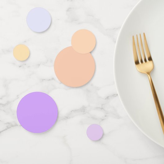 Perzik tot lavendel Paarse Gradient Table Confetti (Groep)