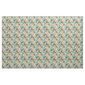 Perzik Tropisch Fruit Patroon Stof (Yard (91,4 cm))