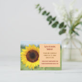 Perzik Tuinman Landschapsarchitect Bloemist Zonneb Visitekaartje (Staand voorkant)