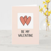 Perzik Valentijnsdag Liefdeskaart Kaart (Gele Bloem)