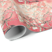 Perzik Van Gogh Amandelbloesem Cadeaupapier (Rol Hoek)