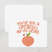 PERZIK VAN MIJN HART (Voorkant / Achterkant)