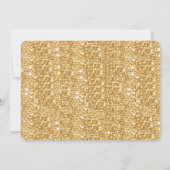 Perzik Verjaardagsfoto Uitnodigingen  (Achterkant)