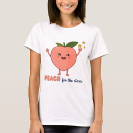 Perzik voor de sterren t-shirt