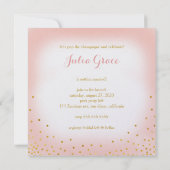 Perzik We zijn Poppin' flesjes-aanhalingspar Kaart (Achterkant)