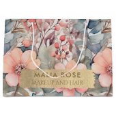  Perzik Wildbloemen Waterverf Make-up Artiest Groot Cadeauzakje (Voorkant)