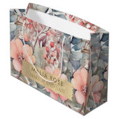  Perzik Wildbloemen Waterverf Make-up Artiest Groot Cadeauzakje (Achterkant Gekanteld)