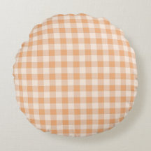 Perzik wit geruit gingham patroon