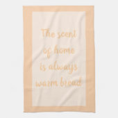 Perzik - Wit Theedoek (Verticaal)