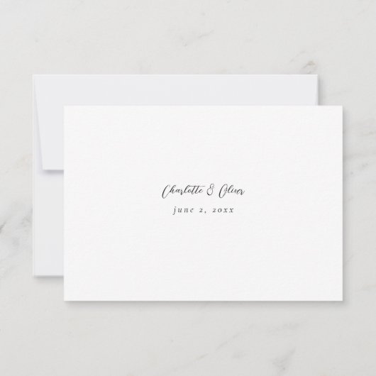 Perzik & witte bloem geen maaltijd RSVP V3 (Achterkant)