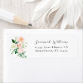 Perzik & witte Bloemen Retour Adres Label V3 4 (Insitu)