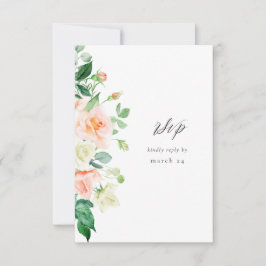 Perzik & witte Bloemen w Maaltijd RSVP V3 Kaartje