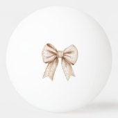 Perzik Witte Boog Pingpongbal (Achterkant)