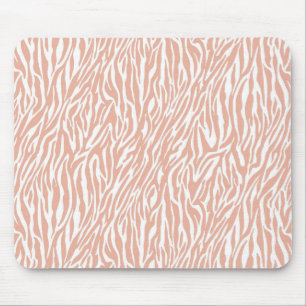 Perzik Zebra Print Muismat