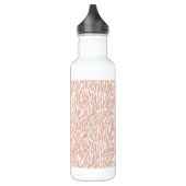 Perzik Zebra Print Waterfles (Links)