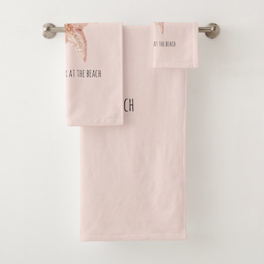 Perzik Zeester Beter op Strand Bad Handdoek (Insitu)