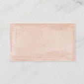 Perzik zoete cupcake visitekaartjes (Achterkant)