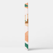 Perzikabrikoos: Tropisch naadloos patroon. Case-Mate iPhone Case (Achterkant / Rechts)