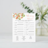 Perzikant die mijn Baby shower-spel is (Staand voorkant)