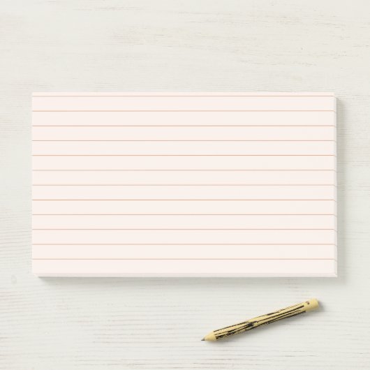 Perzikantenesthetisch brede Post-it notities Post-it® Notes (Op bureau)