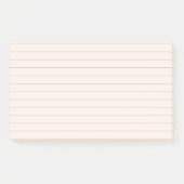 Perzikantenesthetisch brede Post-it notities Post-it® Notes (Voorkant)