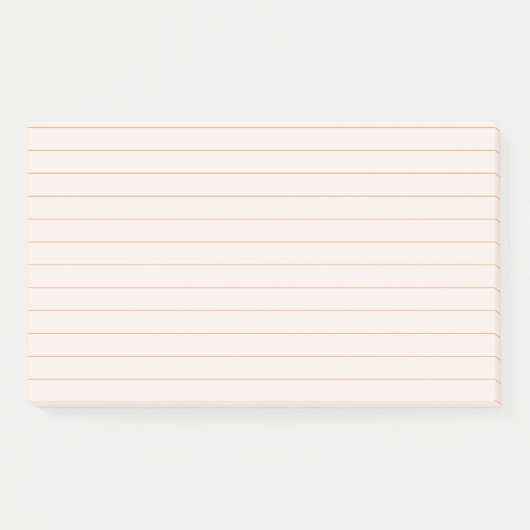 Perzikantenesthetisch brede Post-it notities Post-it® Notes (Voorkant)