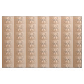 Perzikbewustmakingslint met vlinder stof (Fat Quarter)
