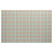 perzikblauwe limoen plaid stof (Yard (91,4 cm))