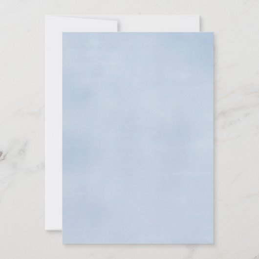 Perzikblauwe waterverf vrijgezellenfeest kaart (Achterkant)