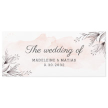 Perzikbloem en grijze bloesem, de bruiloft van men