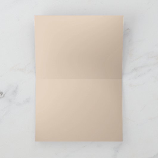 Perzikbloemen en roze bloemen Bedankt dat je je pe Kaart (Binnen)