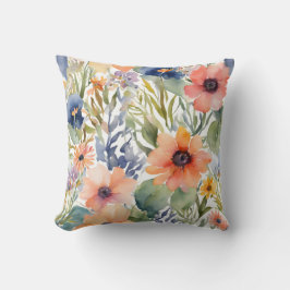  perzikbloemen kussen