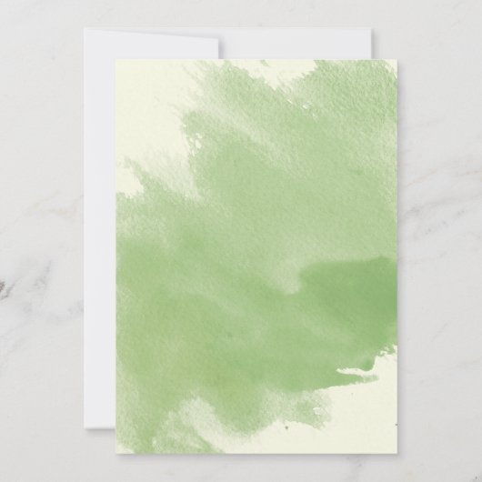 Perzikbloemen waterverf bloemen bloemen bloemen bl kaart (Achterkant)