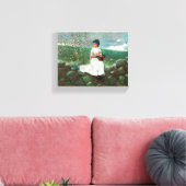 Perzikbloesem (1878) canvas afdruk (Insitu (Woonkamer))