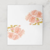 Perzikbloesem bloementent plaatskaarten plaatskaartje (Buitenkant ongevouwen)