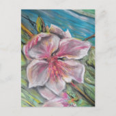 Perzikbloesem Briefkaart (Voorkant)