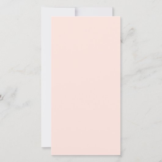 Perzikbloesem | Bruiloftsmenu met bloemensmaak Save The Date (Achterkant)