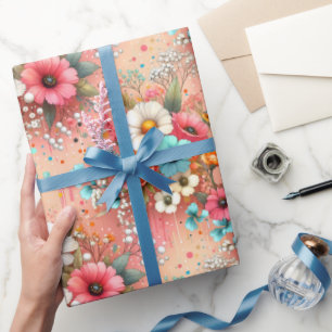 perzikbloesem cadeaupapier