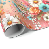 perzikbloesem cadeaupapier (Rol Hoek)