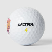 Perzikbloesem Golfballen (Logo)