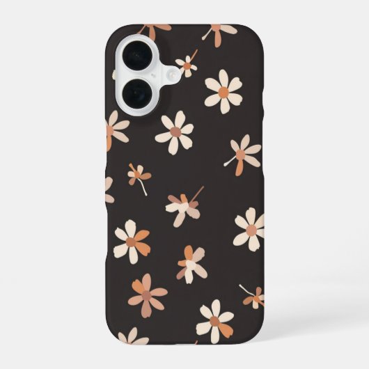 Perzikbloesem iPhone 16 Hoesje (Achterkant)